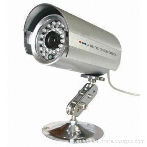 Waterproof Camera, 1/4" 700TVL, CMOS IR Array LED